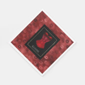 Red Lips Corset  Serviette (Ecke)