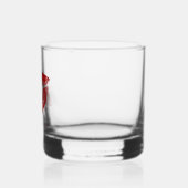 Red Lips Custom Business Name Lady Whiskyglas (Links)