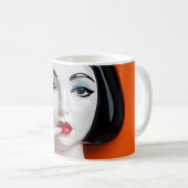 Red Lips Drama Kaffeetasse (VorderseiteRechts)