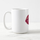 Red Lips Kiss Kaffeetasse (Links)
