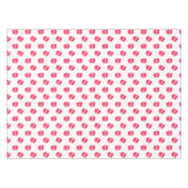 Red Lips Kiss Lipstick Kisses Valentinstag Liebe Tischdecke (Vorderseite (Horizontal))