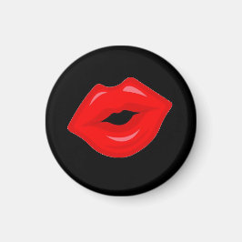 Red Lips Kiss Magnet