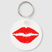 RED LIPS KISS SCHLÜSSELANHÄNGER (Vorderseite)