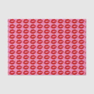 "Red Lips Kiss" Seidenpapier