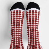 Red Lips Kiss Socken (Oben)