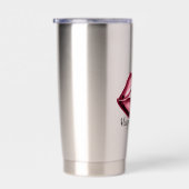 Red Lips Kiss Thermobecher (Rechts)