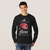 Red lips lipgloss oh my gloss T-Shirt (Vorne ganz)