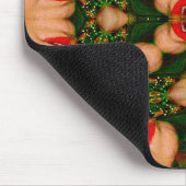 Red Lips Mandala Mousepad (Ecke)