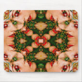 Red Lips Mandala Mousepad (Vorne)
