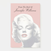 Red Lips Marilyn Post-it Klebezettel (Vorderseite)