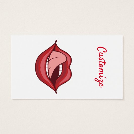 Red Lips Open Mouth Thunder_Cove (Rückseite)