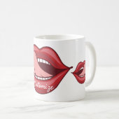 Red Lips Open Mouth Thunder_Cove Kaffeetasse (VorderseiteRechts)