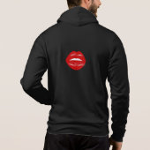 Red Lips, Red Lipstick Hoodie (Rückseite)