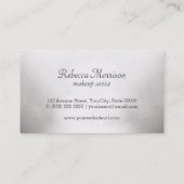 Red Lips Retro Monochrome - Makeup Artist Visitenkarte (Rückseite)