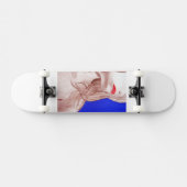 ~Red Lips~ SKATE DECK, KÜMMERN SIE ES! Skateboard (Horizontal)