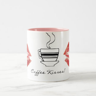 Red Lipstick Coffee Kisses Trinkbehälter Tasse