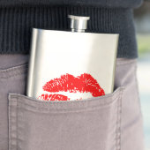 Red Lipstick Kiss Mark Flachmann (Beispiel)