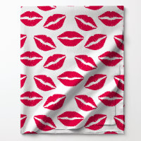 Red Lipstick Kisses Pattern