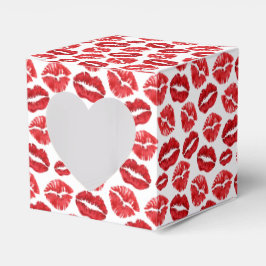 Red Lipstick Kisses | Valentine Geschenkschachtel