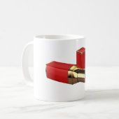 Red Lipstick Makeup Tasse (Vorderseite Links)