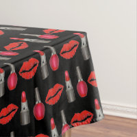 Red Lipstick Nail Polnische Lippen Kiss Beauty Mak