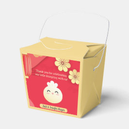 Red Little Dumpling Asian Baby Shower Fevor Box Geschenkschachtel