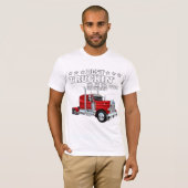 Red LKW ,Bester Vater T-Shirt (Vorne ganz)