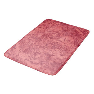 Red Lmon Marble abstrakt Badematte