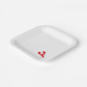 Red Lobster Bake Coastal Beach Ocean Hauptspass Pappteller (Gewinkelt)