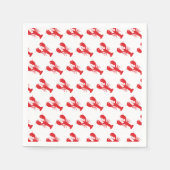 Red Lobster Bake Coastal Beach Ocean Moderner Spaß Serviette (Vorderseite)