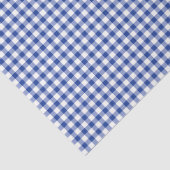 Red Lobster Blue White Gingham Preppy Coastal Fun Seidenpapier (Detail)