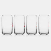 Red Lobster Coastal Beach Ocean Hauptspass Dosenglas (Links)