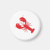 Red Lobster Coastal Beach Ocean Moderner Spaß Magnet (Vorne)