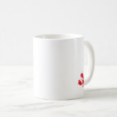 Red Lobster Coastal Modern Beach Travel Fun Kaffeetasse (VorderseiteRechts)