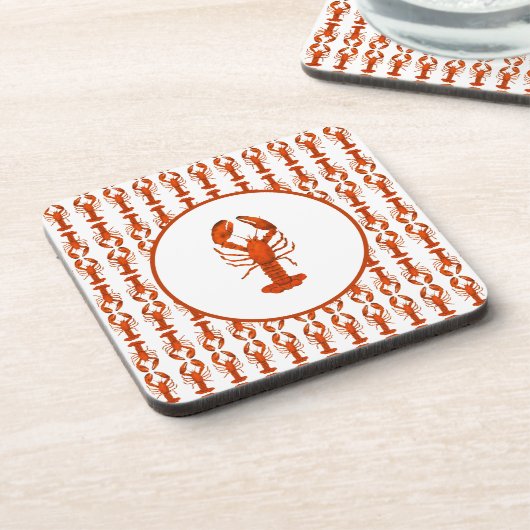 Red Lobster Getränkeuntersetzer (Linke Seite)