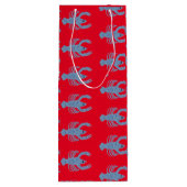 Red Lobster Ginger Jars Jar Wedding Geschenktüte Für Weinflaschen (Rückseite)