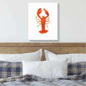 Red Lobster Leinwanddruck (Insitu (Schlafzimmer))