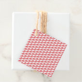 Red Lobster Pattern Preppy Coastal Geschenk Wrap S Geschenkanhänger (Beispiel)
