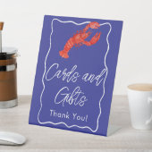 Red Lobster Seafood Beach Cards & Geschenksign Sockelschild (In SItu)