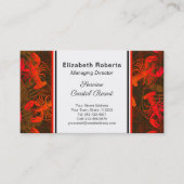 Red Lobster Seafood Restaurant oder Maine Resort Visitenkarte (Vorderseite)