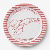 Red Lobster - Summer Party / Lobster Boil Paper Pl Pappteller (Vorderseite)