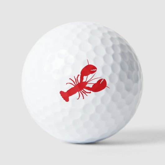 Red Lobster White Golf Ball Family Wiedersehen Fun (Vorderseite)