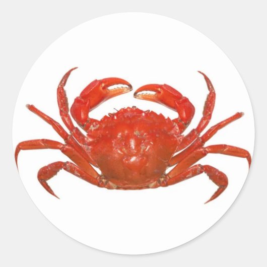 Red Lobster zu personalisieren Runder Aufkleber (Vorderseite)