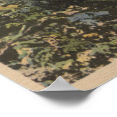 Red Lodge, MT - Aussicht auf den Bärzahnsee & Butt Poster (Ecke)