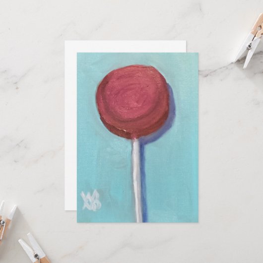 Red Lollipop (Vorderseite/Rückseite Beispiel)