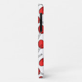Red Lollipops, Heart Lollipops, Lollipop Pattern Case-Mate iPhone Hülle (Hinten/Links)