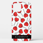 Red Lollipops, Heart Lollipops, Lolly, Your Name Case-Mate iPhone Hülle (Rückseite)