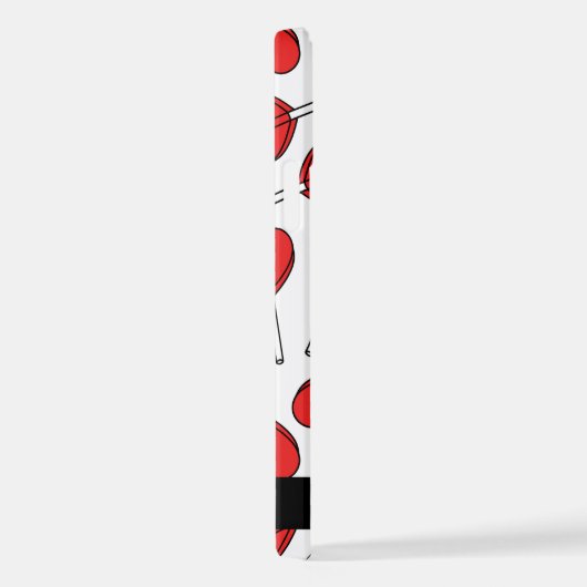 Red Lollipops, Heart Lollipops, Lolly, Your Name iPhone Hülle (Rechte Seite)
