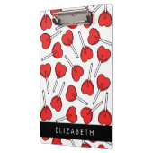 Red Lollipops, Heart Lollipops, Lolly, Your Name Klemmbrett (Links)