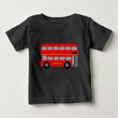 Red London Bus Baby T-shirt (Vorderseite)
